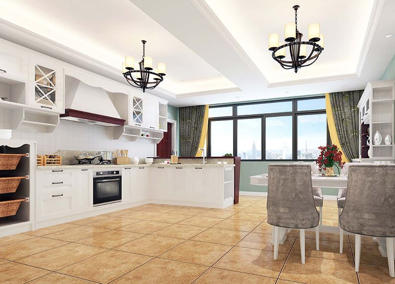 China Shaker Style PVC Kitchen